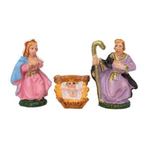 Natività 3 pezzi 4 cm