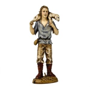 Buon Pastore con Agnello Landi 12 cm