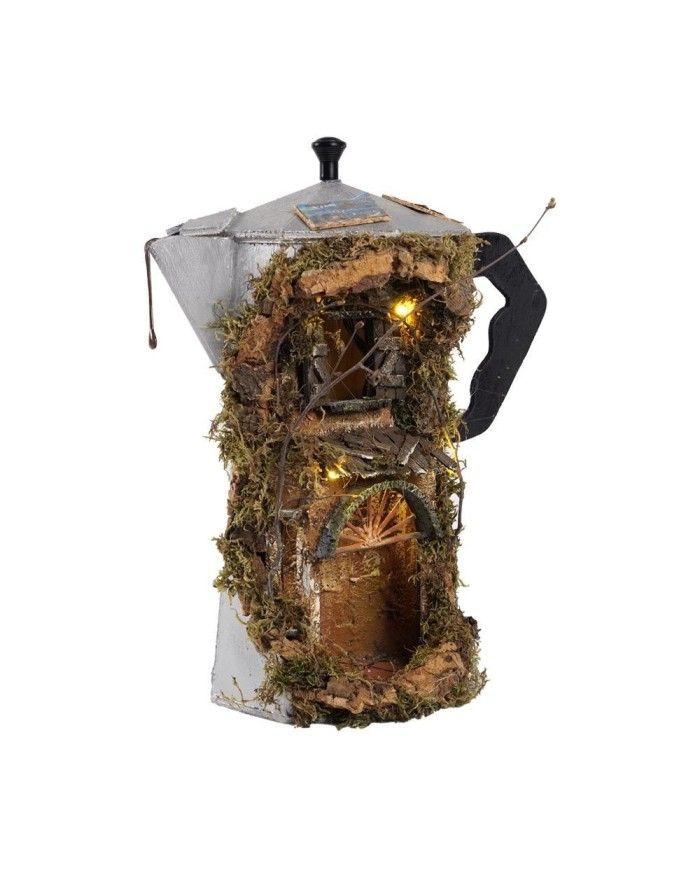 Presepe napoletano in Moka 30 cm - immagine 4