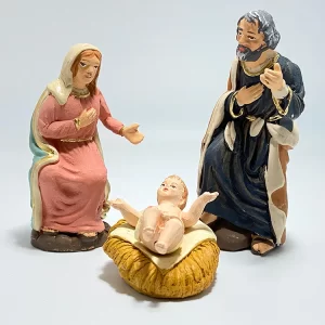 Natività 10 Cm Pastori in Terracotta