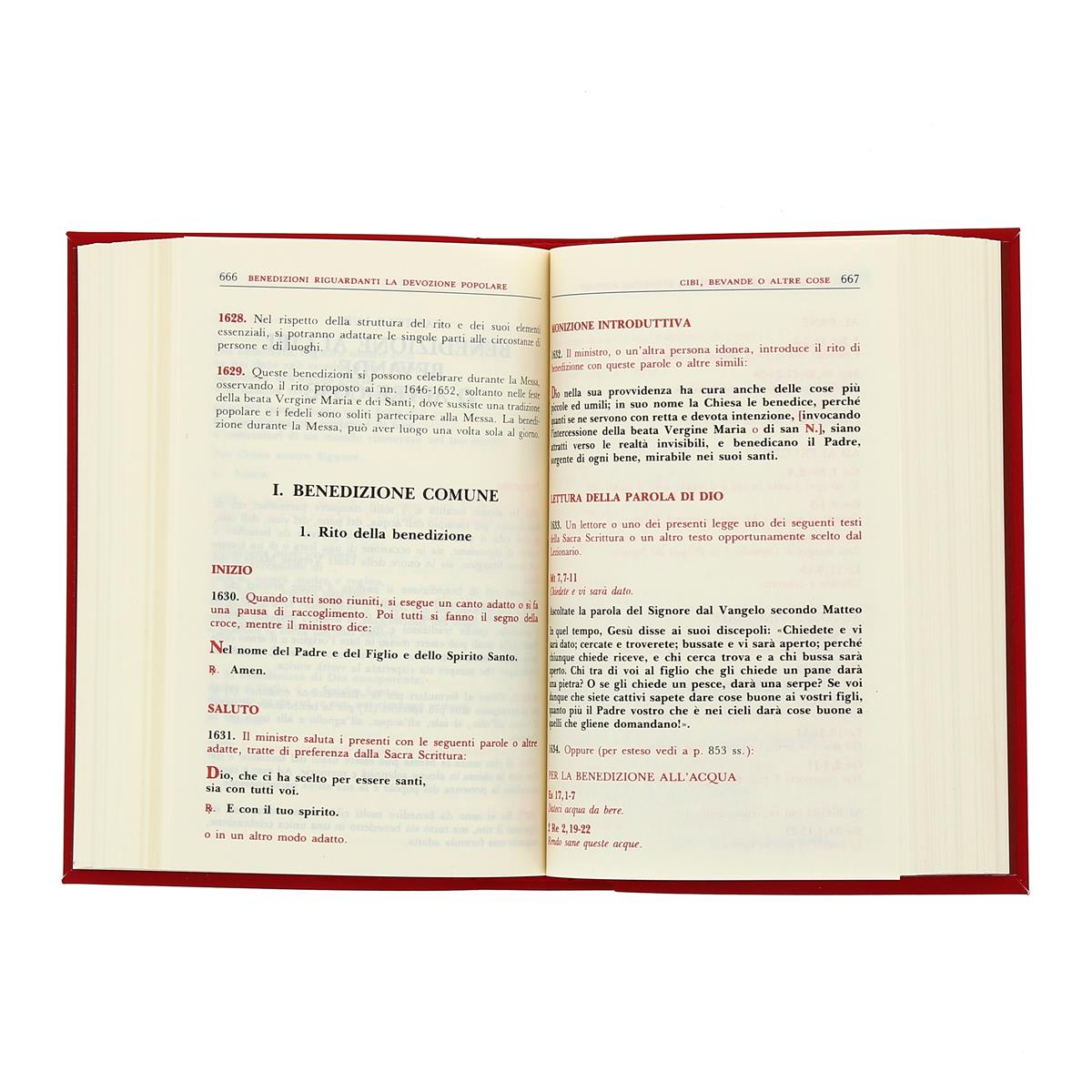 Benedizionale Edizione completa nuova ristampa CEI 13x19 cm - immagine 3