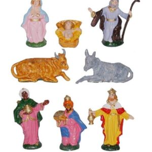 Natività 8 pezzi da 6,5 cm