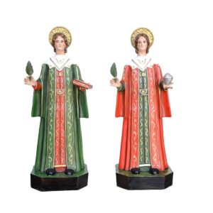 Statua Santi Cosma e Damiano in vetroresina 80 cm