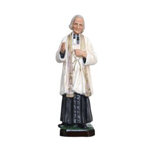 Statua Santo Curato D'Ars in resina 30 cm