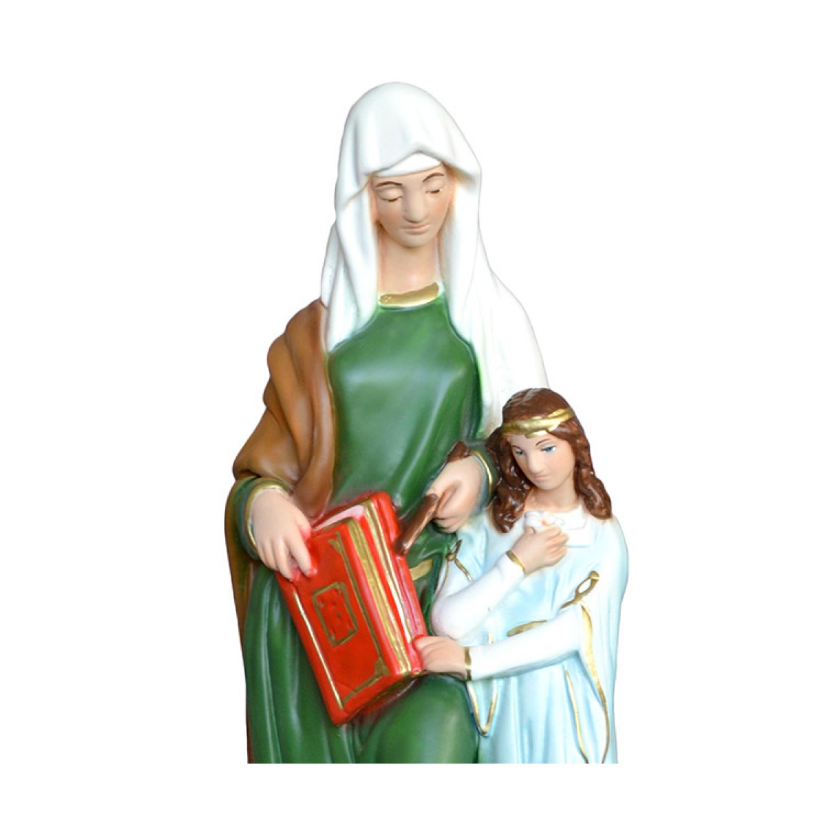 Statua Sant'Anna in resina dipinta 40 cm - immagine 2
