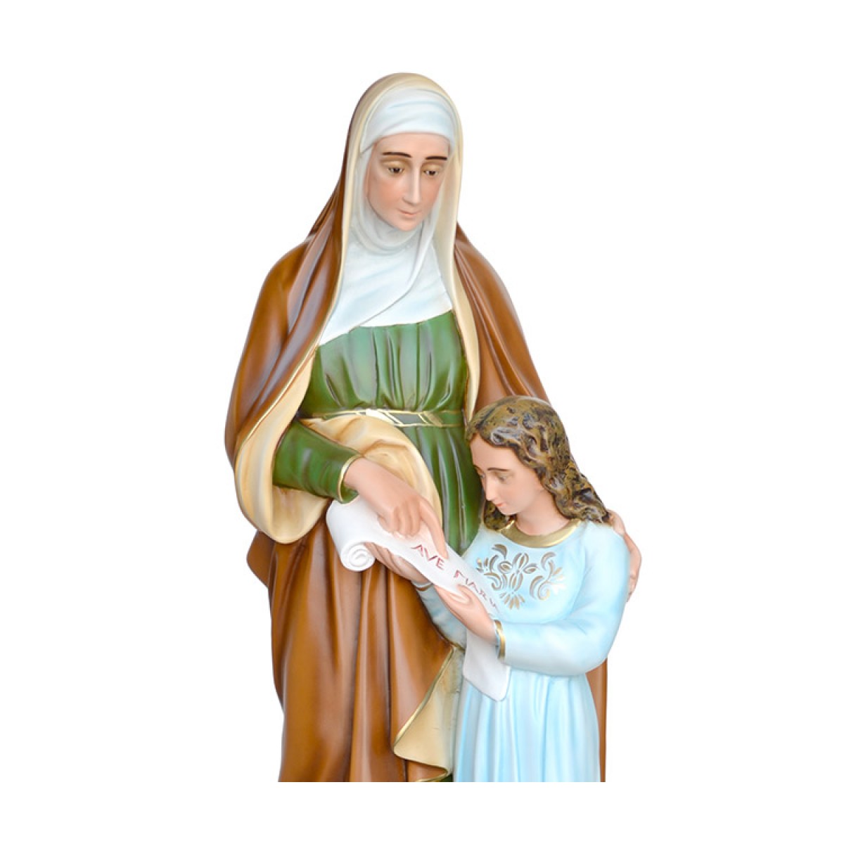 Statua Sant'Anna in resina dipinta 98 cm - immagine 2