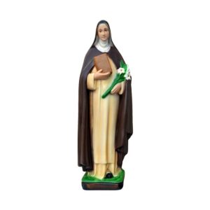Statua Santa Caterina da Siena in resina 40 cm