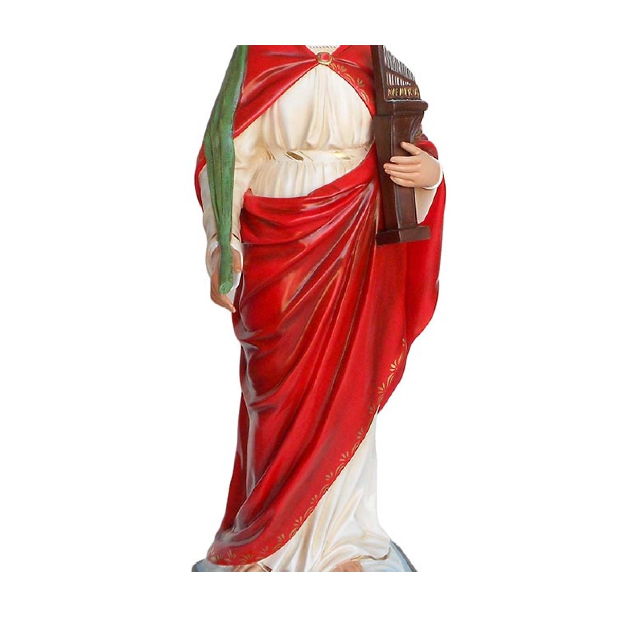 Statua Santa Cecilia in vetroresina 130 cm - immagine 2