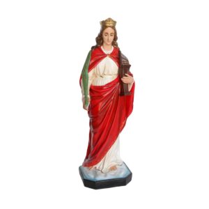 Statua Santa Cecilia in vetroresina 130 cm