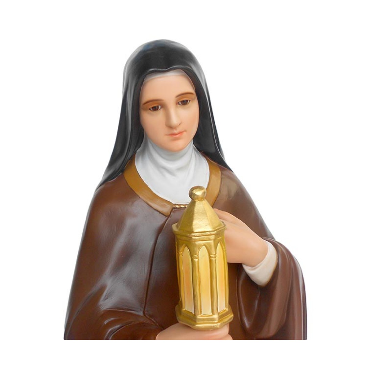 Statua Santa Chiara in vetroresina 100 cm - immagine 3