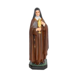 Statua Santa Chiara in vetroresina 100 cm