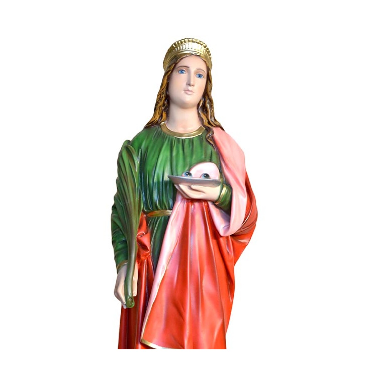 Statua Santa Lucia in resina 85 cm - immagine 2