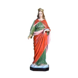 Statua Santa Lucia in vetroresina 130 cm