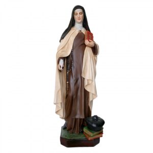Statua Santa Teresa d'Avila in vetroresina 100 cm
