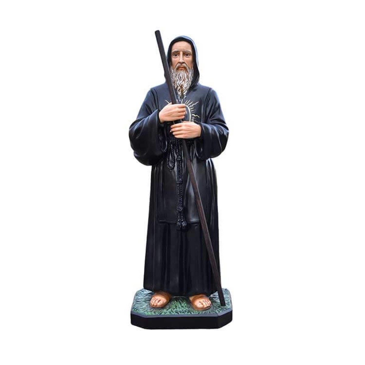 Statua San Francesco di Paola in vetroresina 130 cm