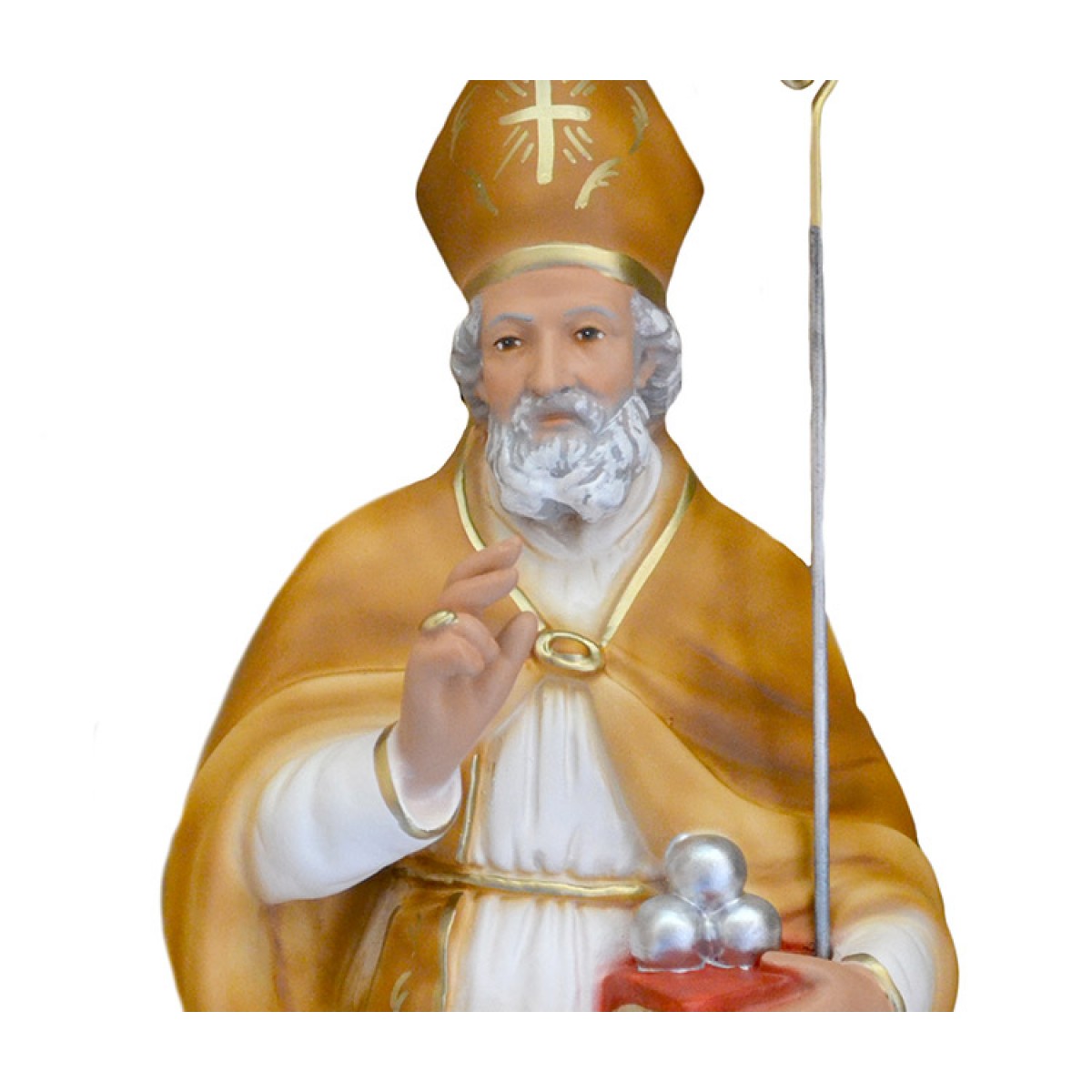 Statua San Nicola in resina 30 cm - Image 2