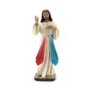 Statua Gesù Misericordioso in resina 50 cm