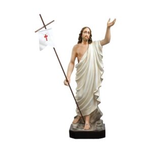 Statua Gesù Risorto in resina vuota 85 cm