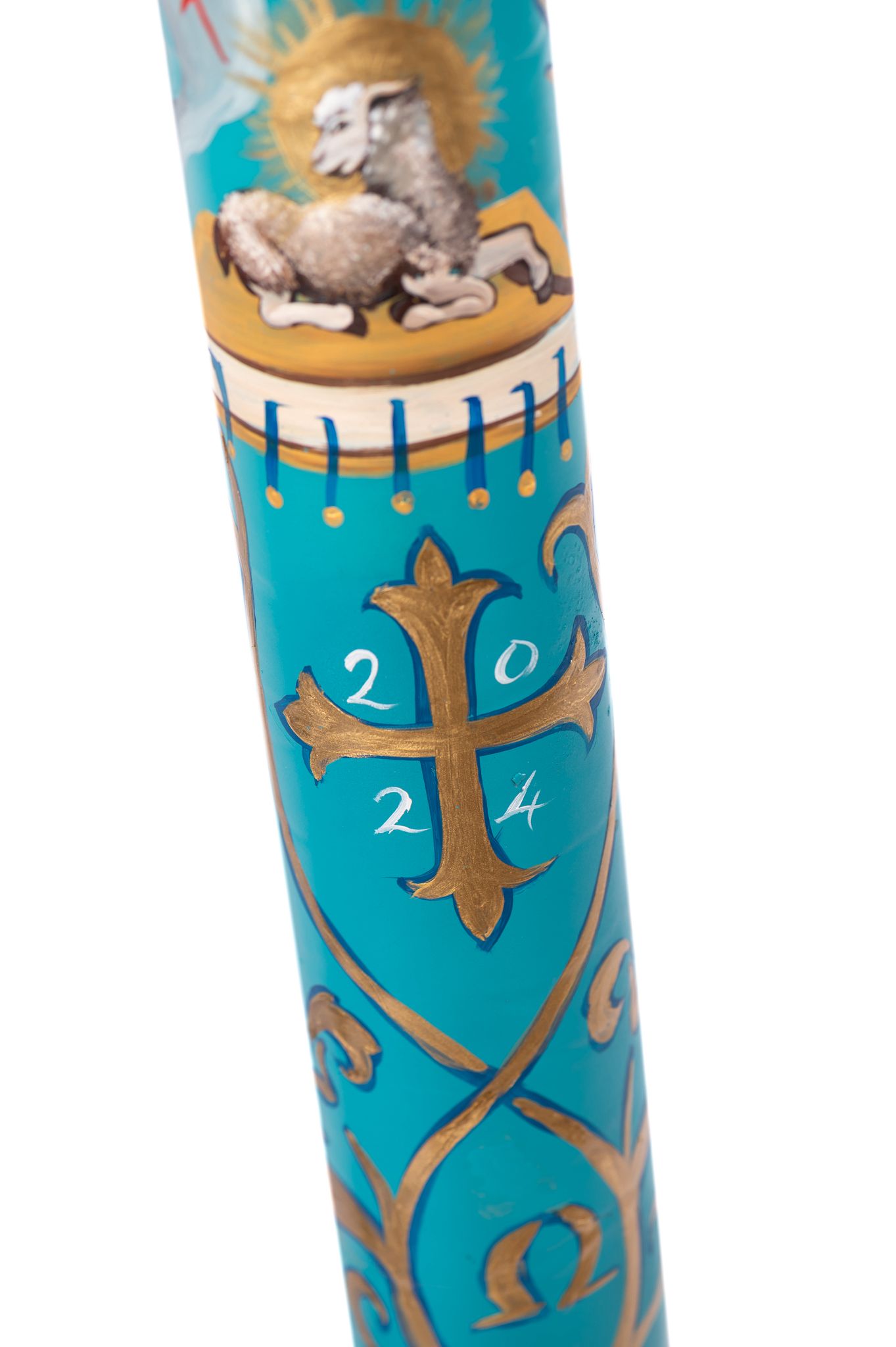 Cero Pasquale Dipinto Modello AGNUS DEI Azzurro - Image 4