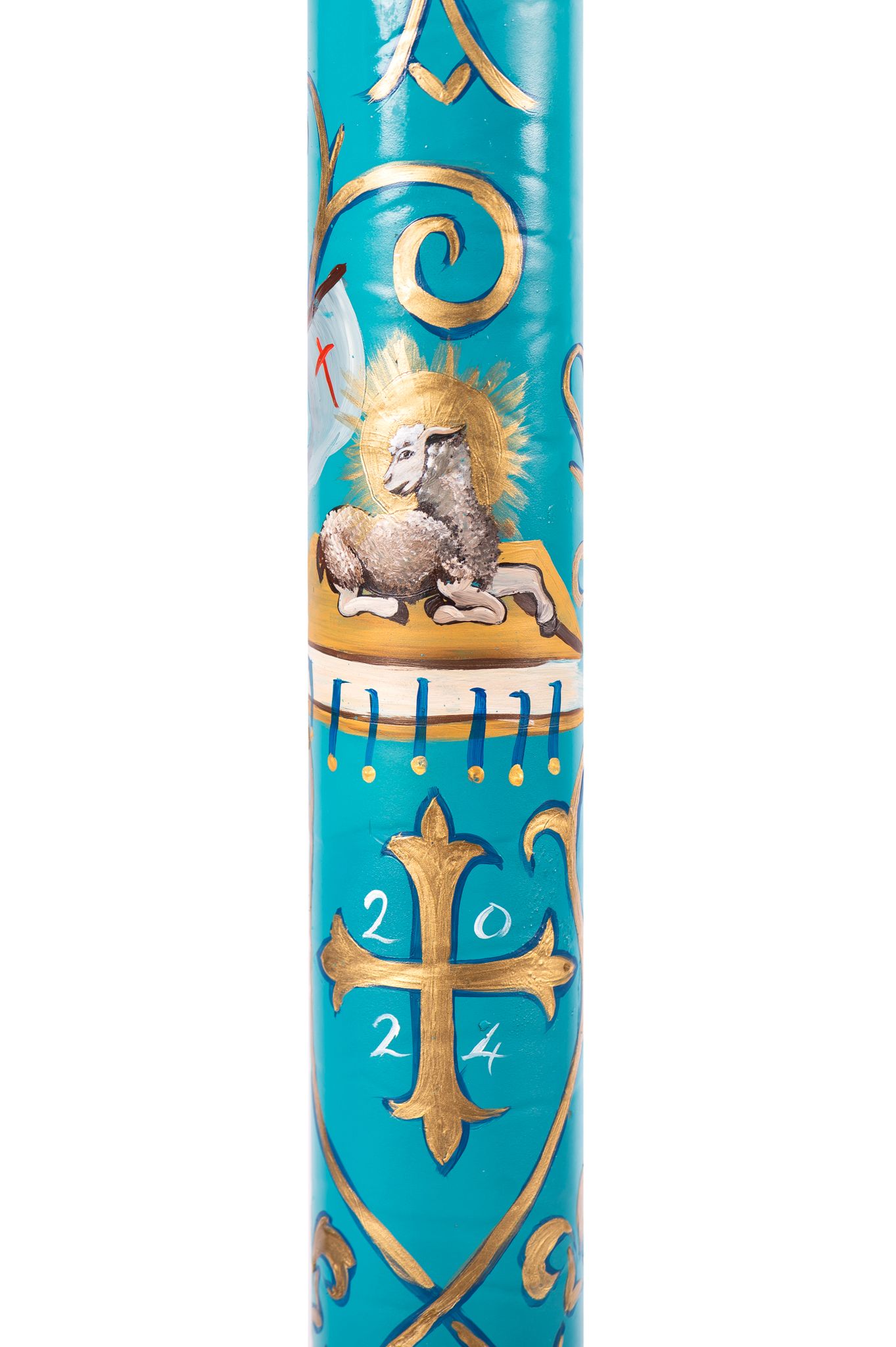 Cero Pasquale Dipinto Modello AGNUS DEI Azzurro - Image 2