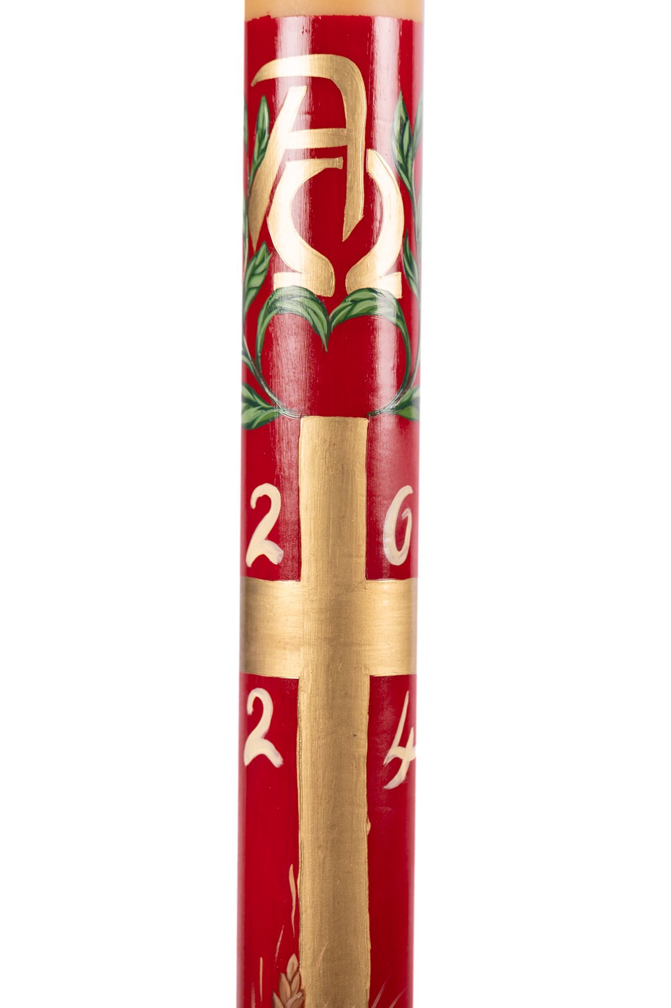 Cero Pasquale Dipinto a mano Modello EUCARISTICO PORPORA - Image 4