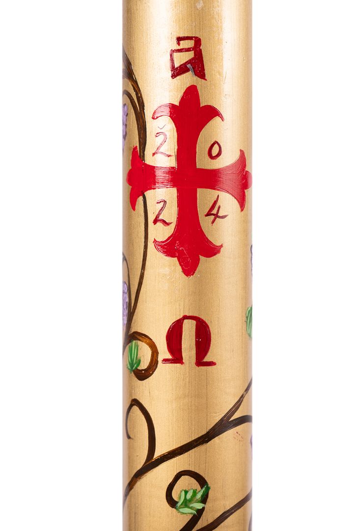 Cero Pasquale Dipinto a mano modello ALBERO DELLA VITA - Image 2