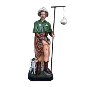 Statua San Rocco in vetroresina 160 cm