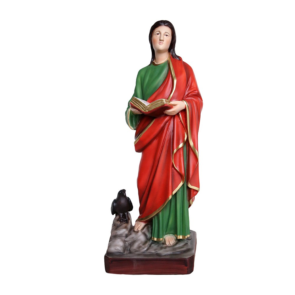 Statua San Giovanni Evangelista in resina 40 cm