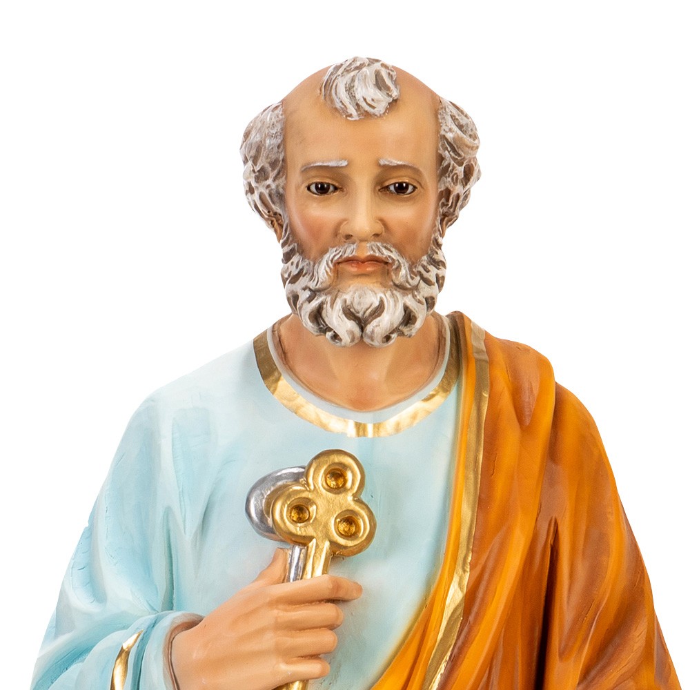 Statua San Pietro in resina 80 cm - immagine 2