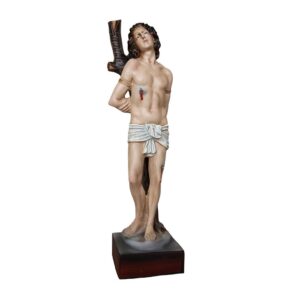 Statua San Sebastiano in resina 30 cm