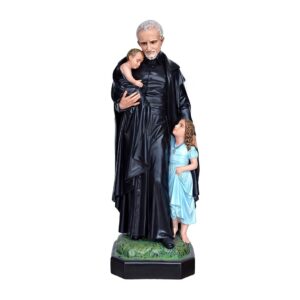Statua San Vincenzo de Paoli in vetroresina 110 cm