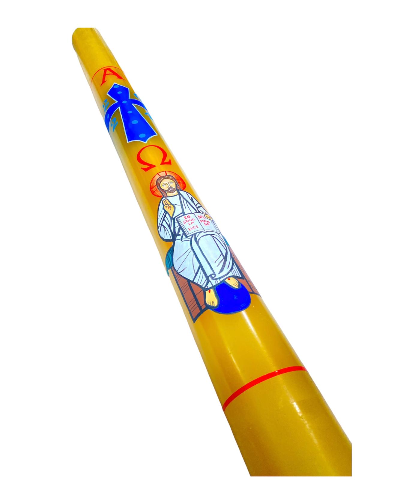 Cero Pasquale Dipinto Cristo Benedicente - Image 2