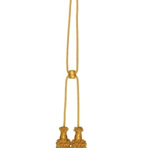 Cordoniera oro canutiglia 2 fiocchi