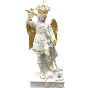 San Michele in resina 45 cm con accessori