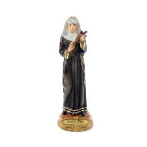Statua Santa Rita in resina 10 cm