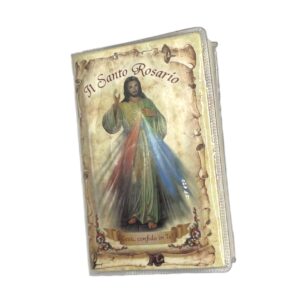 Pieghevole Divina Misericordia con decina profumata