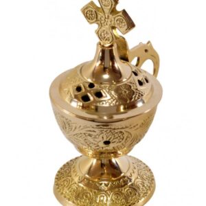 Brucia incenso in ottone - Decori