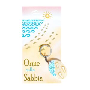 Portachiavi Orme sulla Sabbia