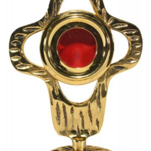 Reliquiario in ottone - 16 cm