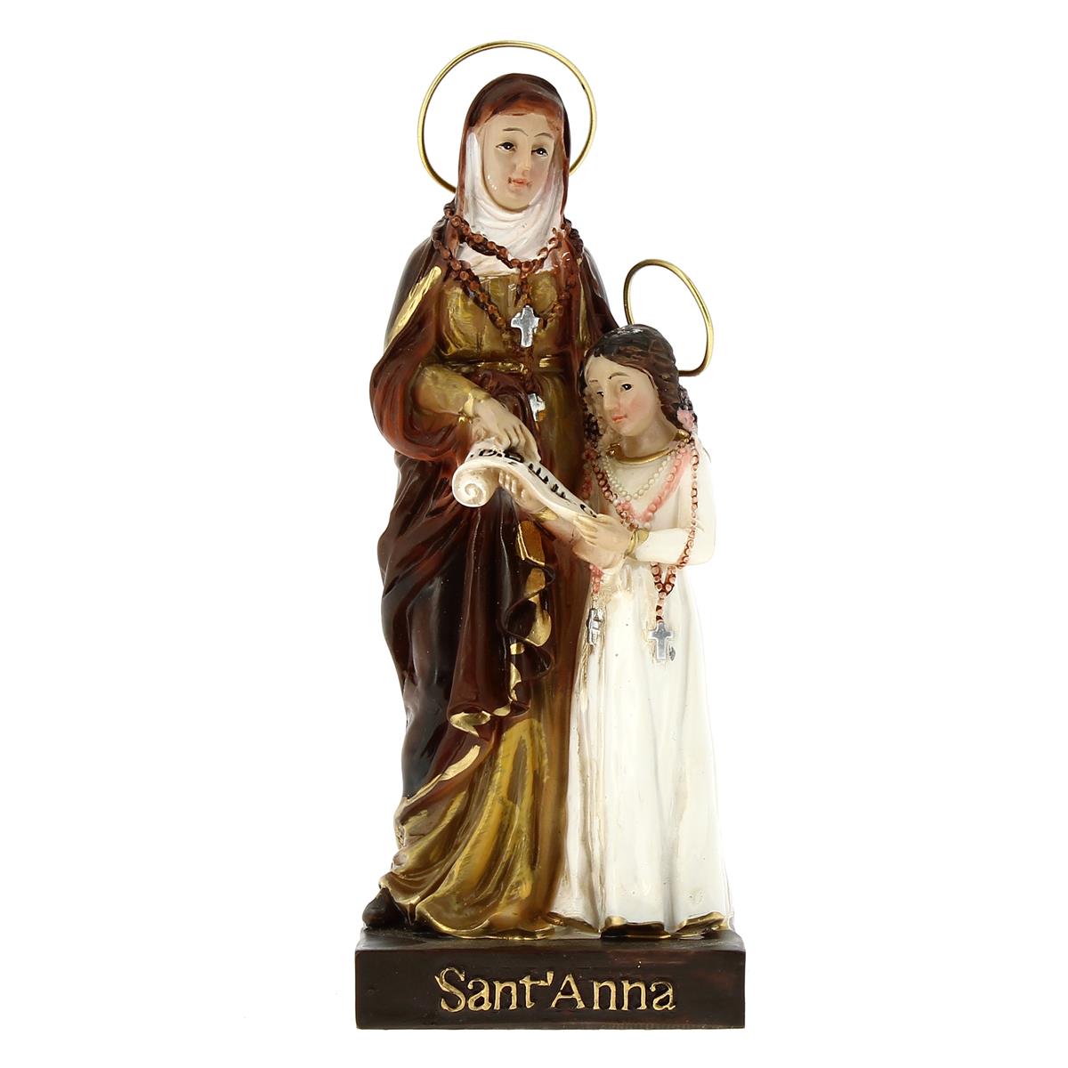Sant'Anna e Maria 13 cm statua in resina