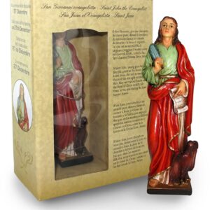 Statua San Giovanni Evangelista 12 cm Scatola Regalo