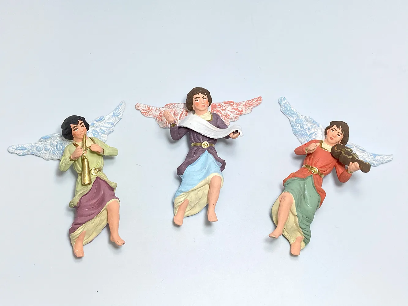 Angeli 10 cm Pastori in Terracotta