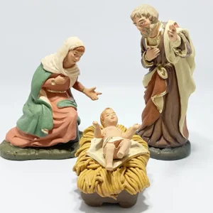 Natività 12 Cm Pastori in Terracotta