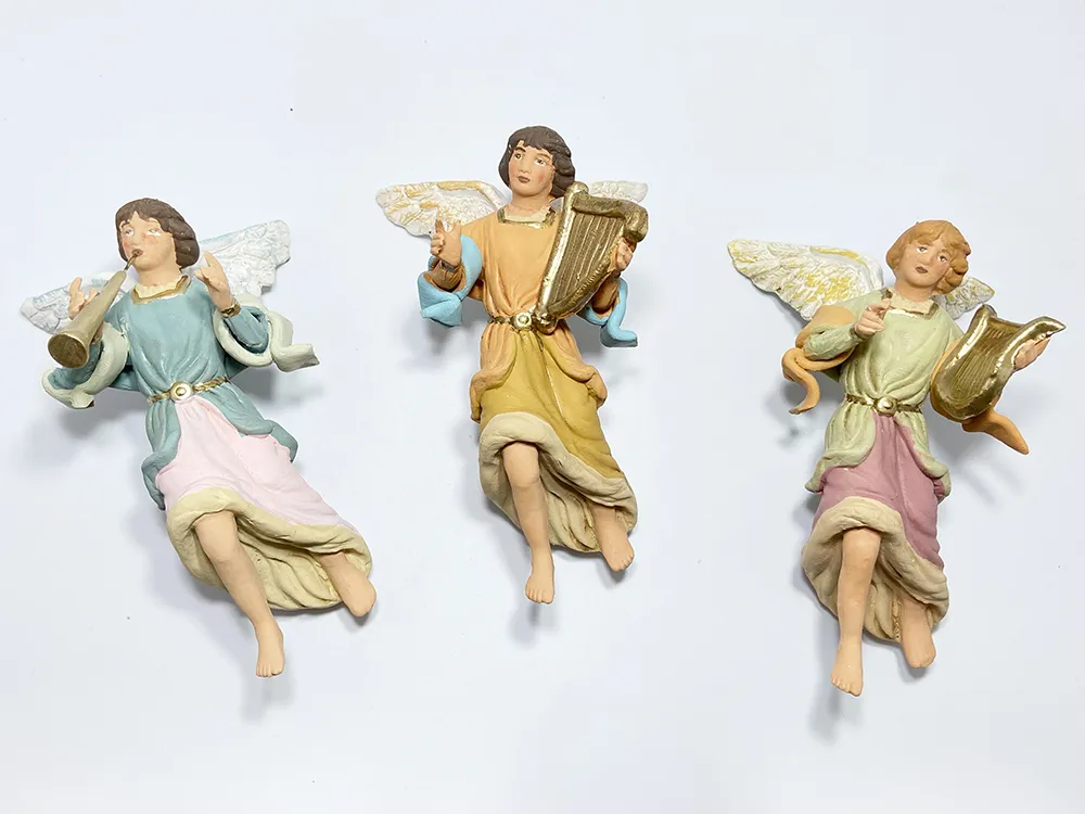 Angeli 12 cm Pastori in Terracotta