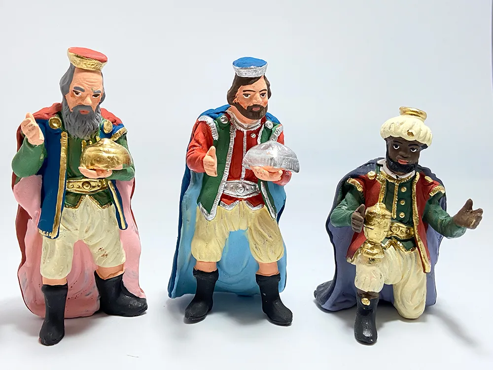 Magi 10 cm Pastori in Terracotta