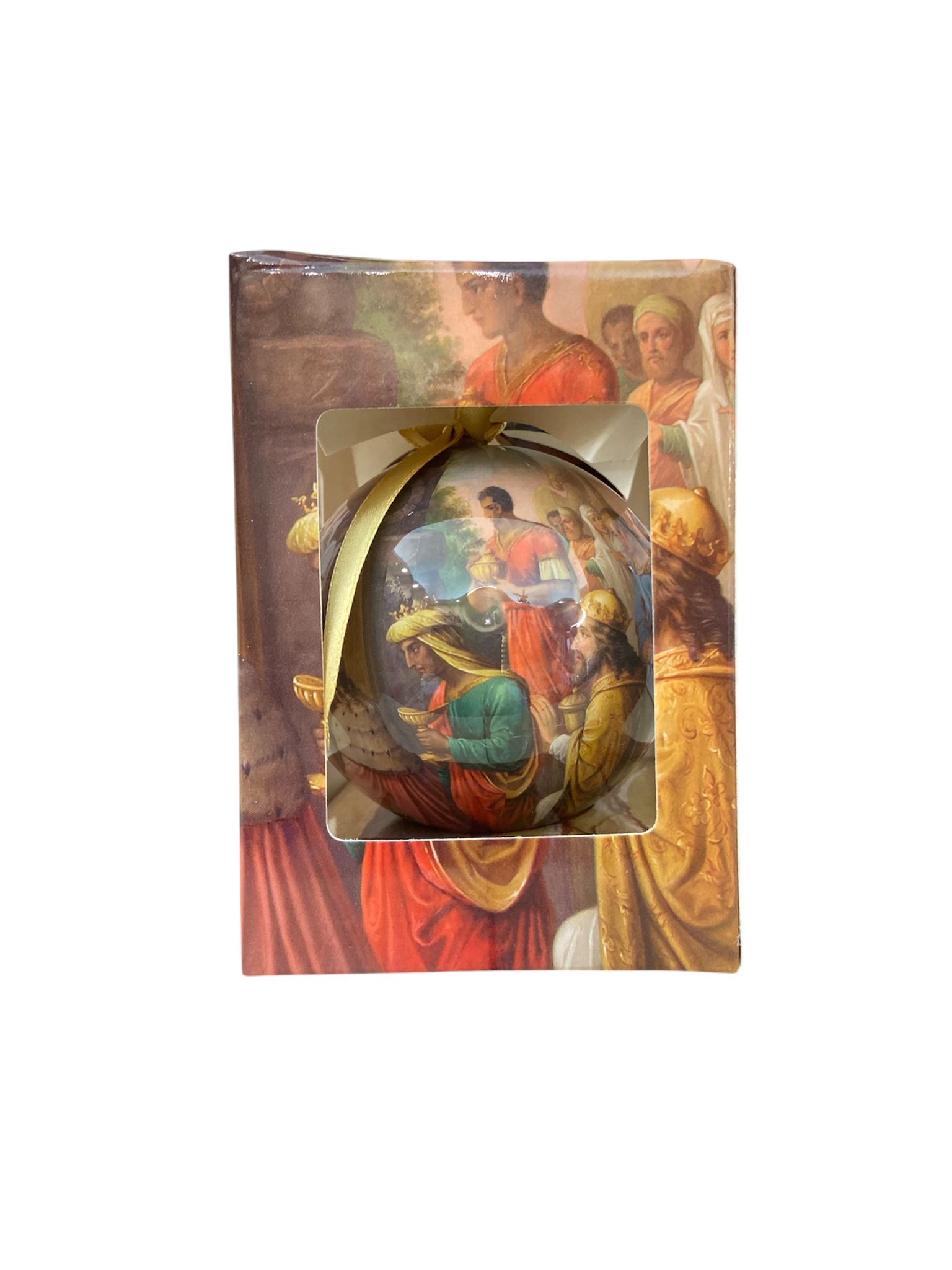 Pallina di Natale con Presepe - immagine 2