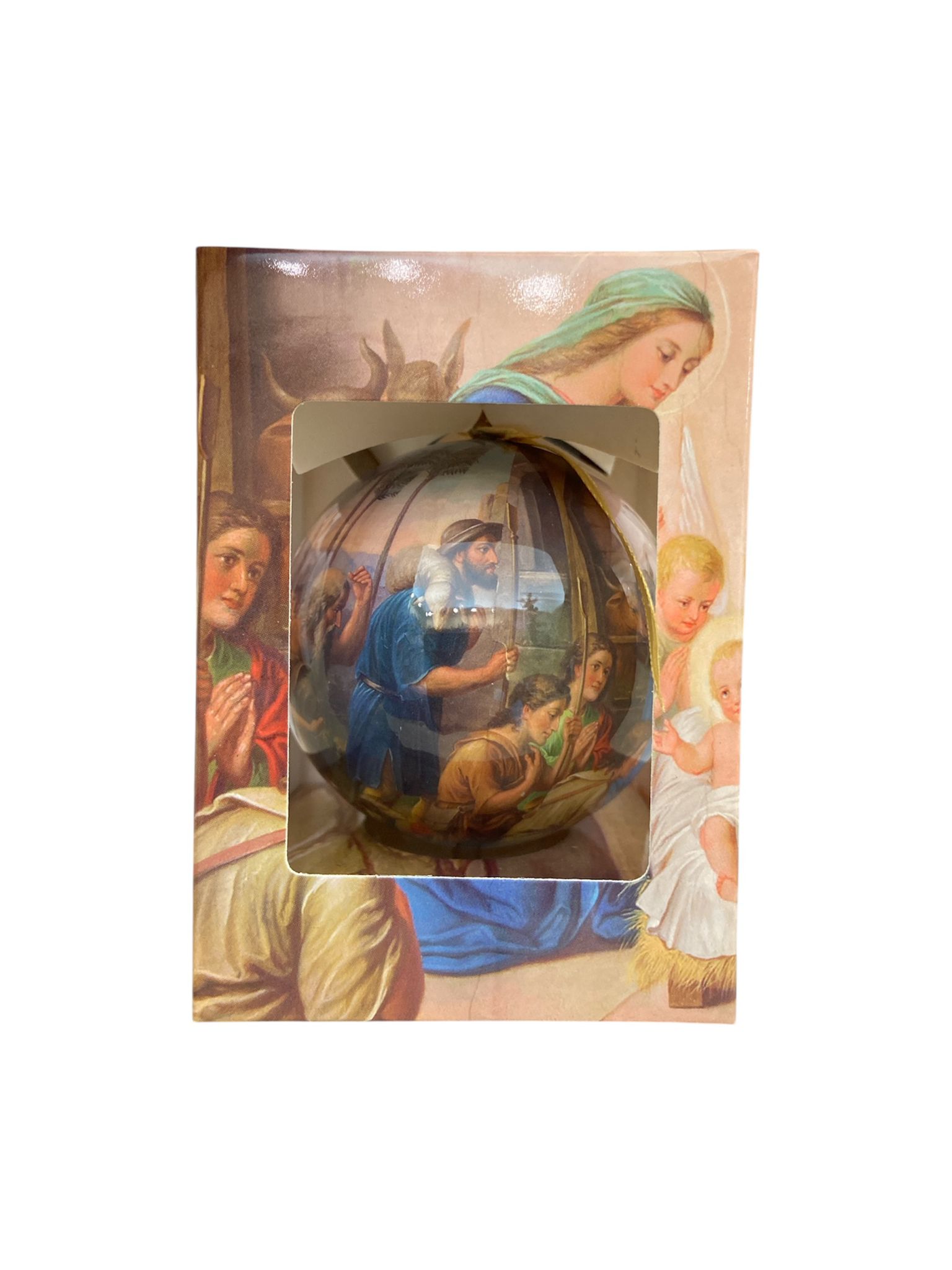 Pallina di Natale con Presepe - immagine 3
