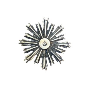 Raggiera Metallo Argentato 7 cm