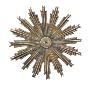 Raggiera Metallo Argentato 10 cm