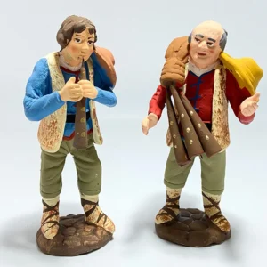 Set Zampognari 10 cm Pastori in Terracotta